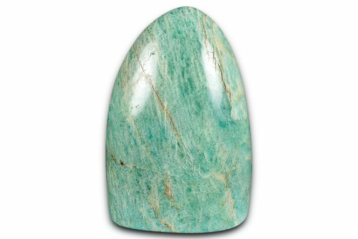Free-Standing Chatoyant Polished Amazonite - Madagascar #349367
